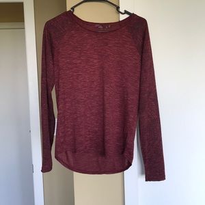 Red long sleeve shirt